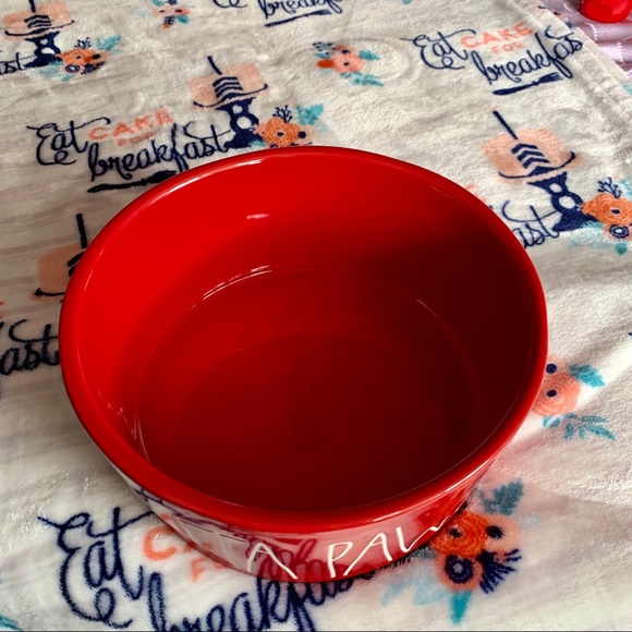 Rae Dunn Christmas Dog Bowl “Santa Paws” - Picture 2 of 4